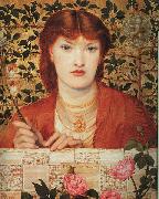Dante Gabriel Rossetti Regina Cordium oil on canvas